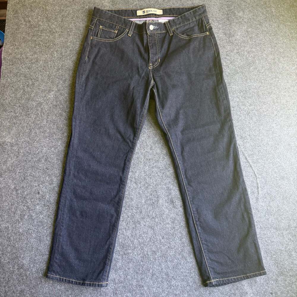 Y2K Gap Pencil Cut Stretch Dark Wash Jeans Size 12 R